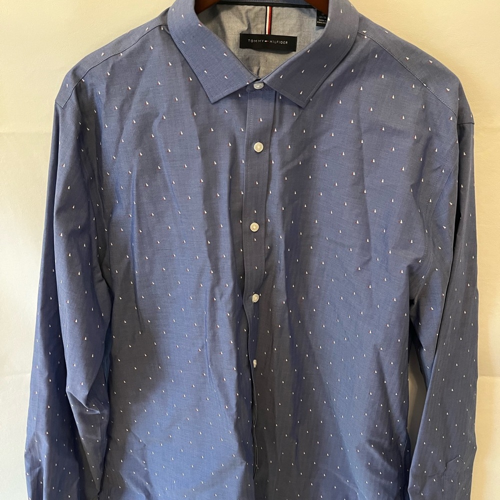 Blue Tommy Hilfiger button down